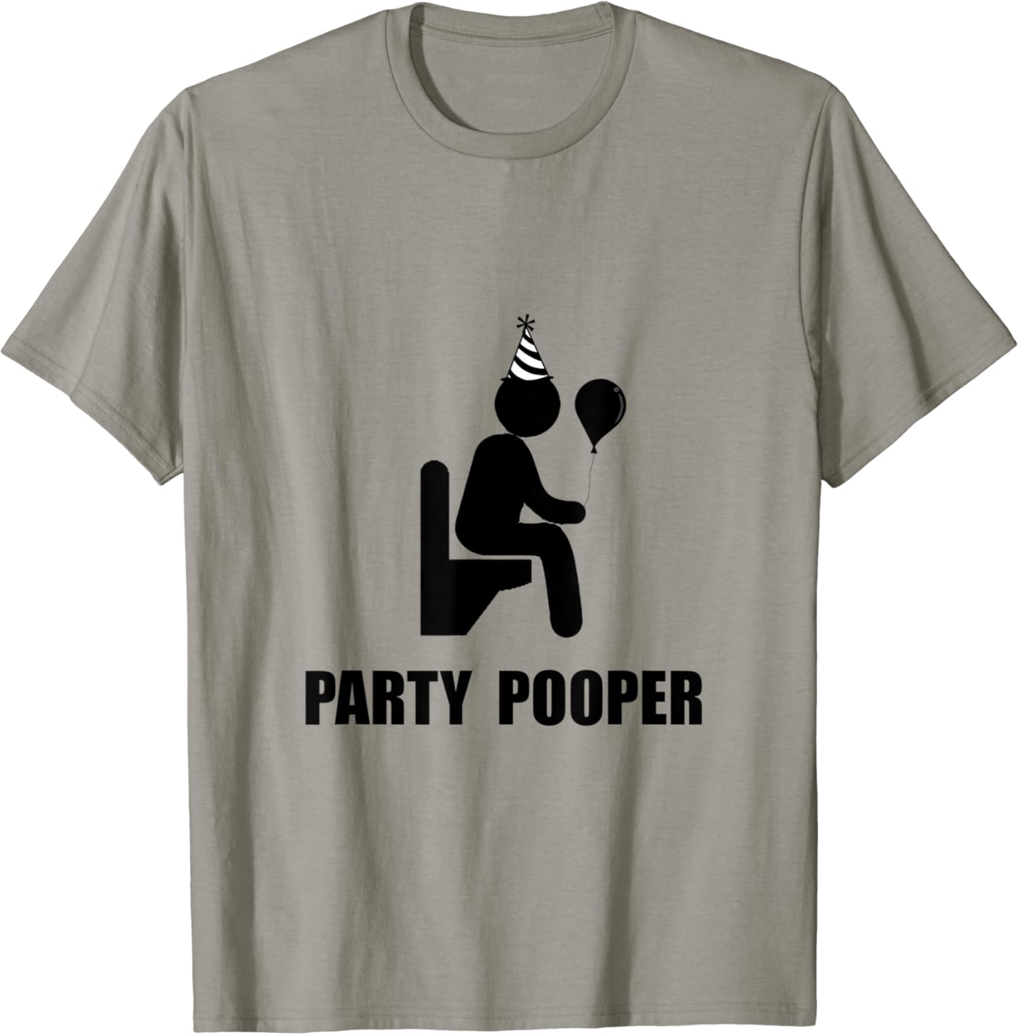 Party Pooper Funny TShirt TShirt Amazon.co.uk Fashion